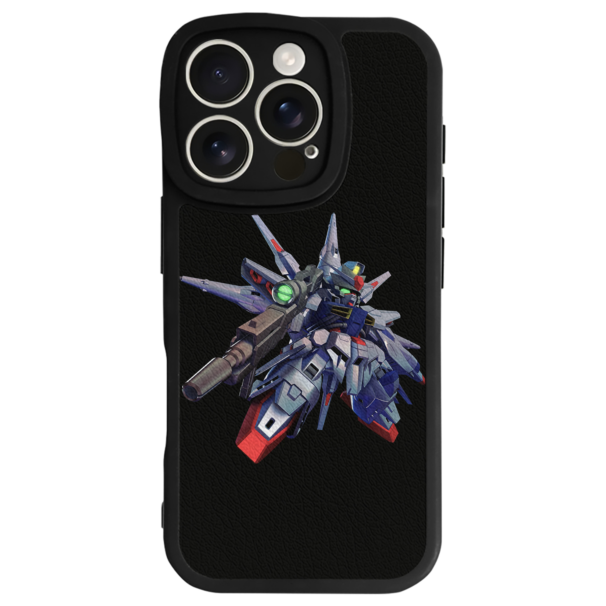 （画像用） 機動戦士ガンダム Mobile Suit Gundam 【iPhone 16シリーズ対応】シリコンスマホケース（レザー調） 材質：シリコン